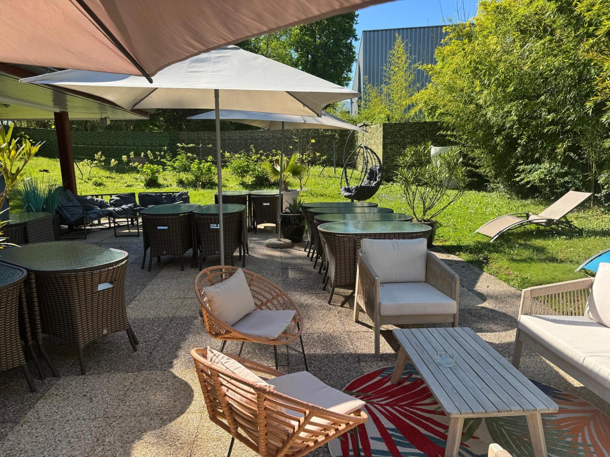 Hotel Cote Sud Leman โทนง-เลส์-แบงส์ ภายนอก รูปภาพ